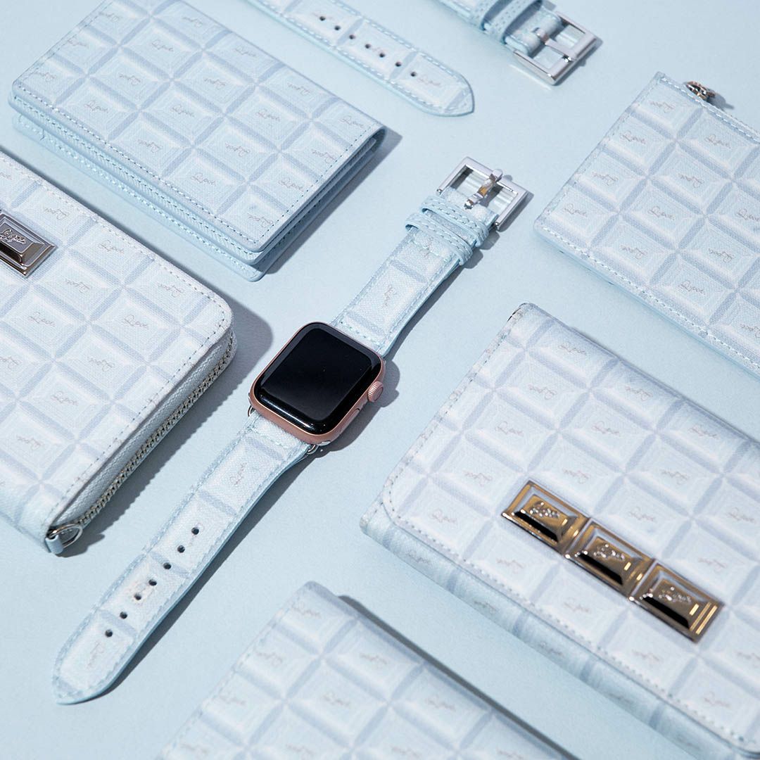 Apple Watch用 シーソルトチョコレート レザーバンド（38～41mm対応